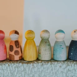 Animal Crew Wooden Nins Set