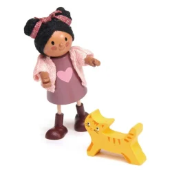 Ayana and Her Cat
