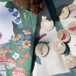 Backyard Birds Wooden Memory Game