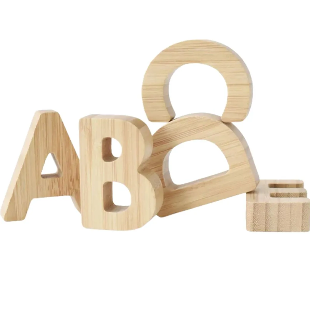 Bamboo Alphabet Set