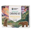 Bear and Wolf Soapstone Carving Kit