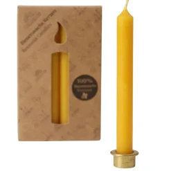 100% Beeswax Amber Candles