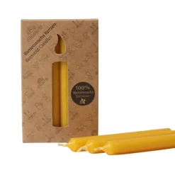 100% Beeswax Amber Candles