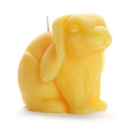 Beeswax Bunny Rabbit Candle