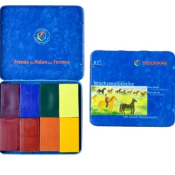 Beeswax Crayons - Waldorf Mix - 8 Blocks