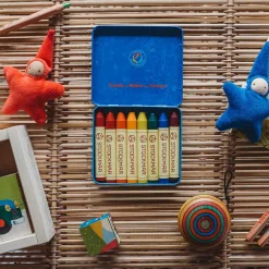 Beeswax Crayons - Waldorf Mix - 8 Sticks