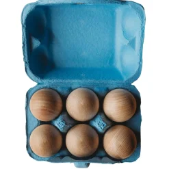 Bella Luna Wooden Toy Eggs, 6 Pack