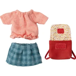 Big Sister Tricycle Mouse with a Backpack - Red