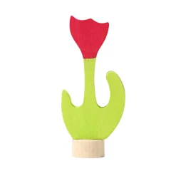 Birthday Ring Decoration - Red Tulip