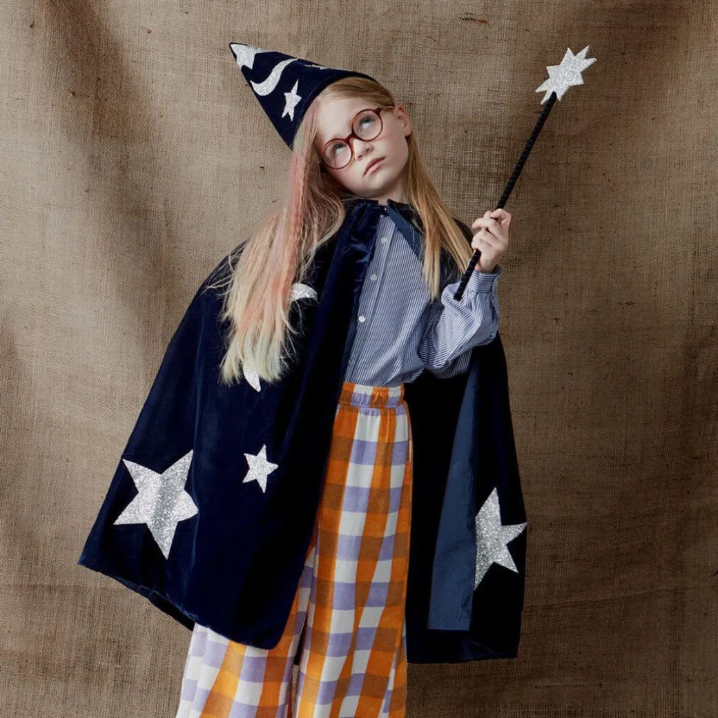 Blue Velvet Wizard Costume