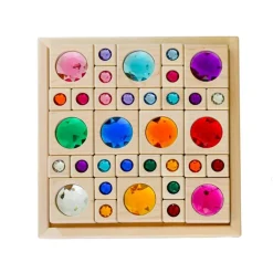Bright Gem Blocks with Tray - 34 pc Set