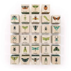 Bugs Wooden Alphabet Blocks