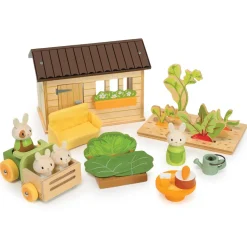 Bunny's Carrot Patch Wooden Playset