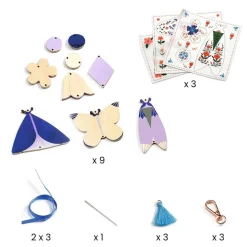 Butterflies DIY Keychain Craft Kit