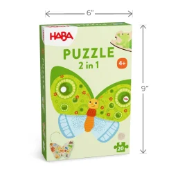 Butterfly 2-in-1 Wooden Puzzle