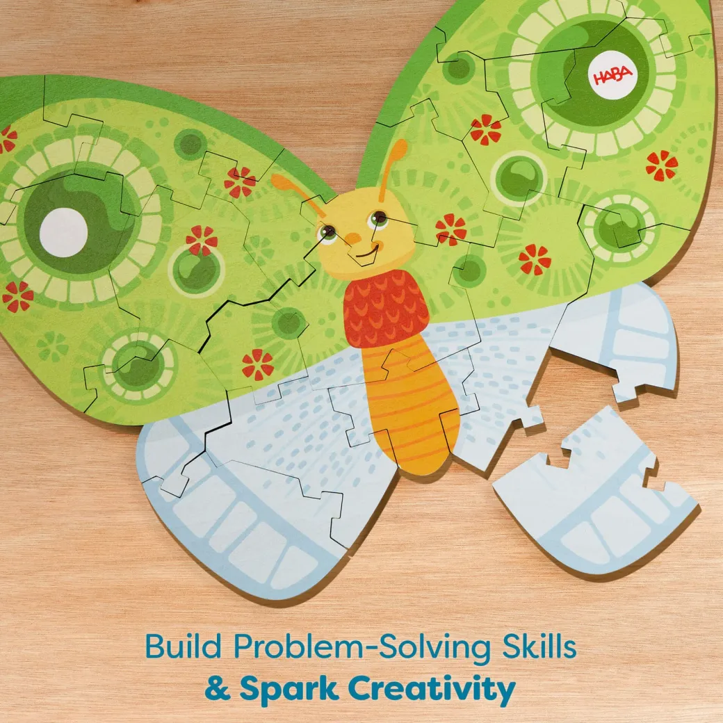 Butterfly 2-in-1 Wooden Puzzle