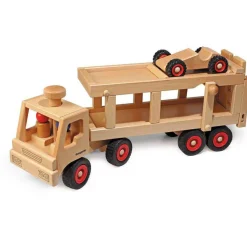Car Transporter Wooden Toy Truck