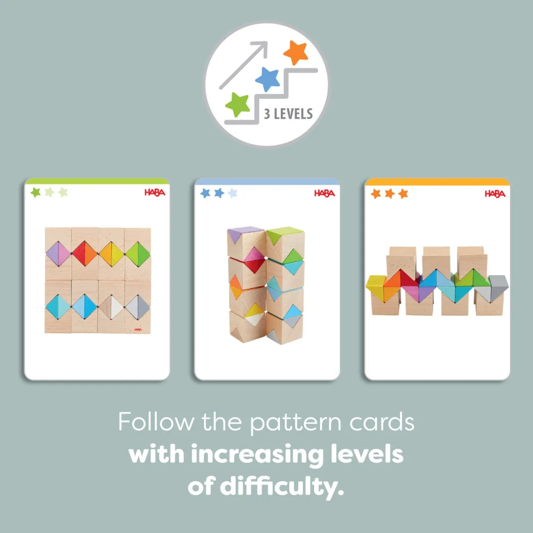 Colorful Triangle Wooden Block Game