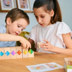 Colorful Triangle Wooden Block Game