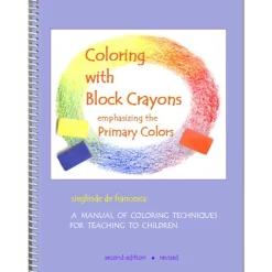 Coloring With Block Crayons - Book