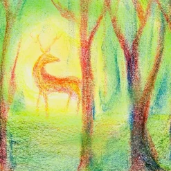 Coloring With Block Crayons - Book