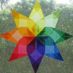 Crafting Window Stars Book with Window Star Paper Set