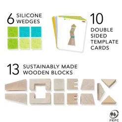 Crooked Tower Wooden Blocks