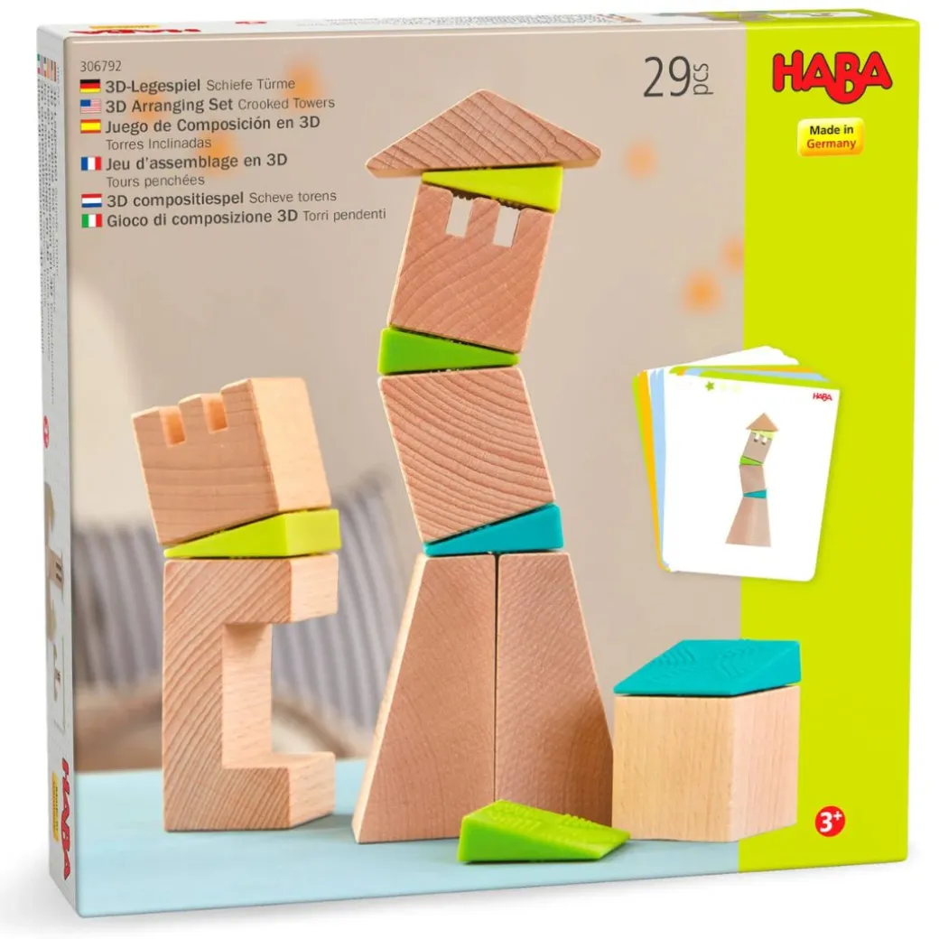 Crooked Tower Wooden Blocks