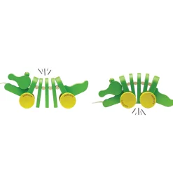 Dancing Alligator Wooden Pull Toy