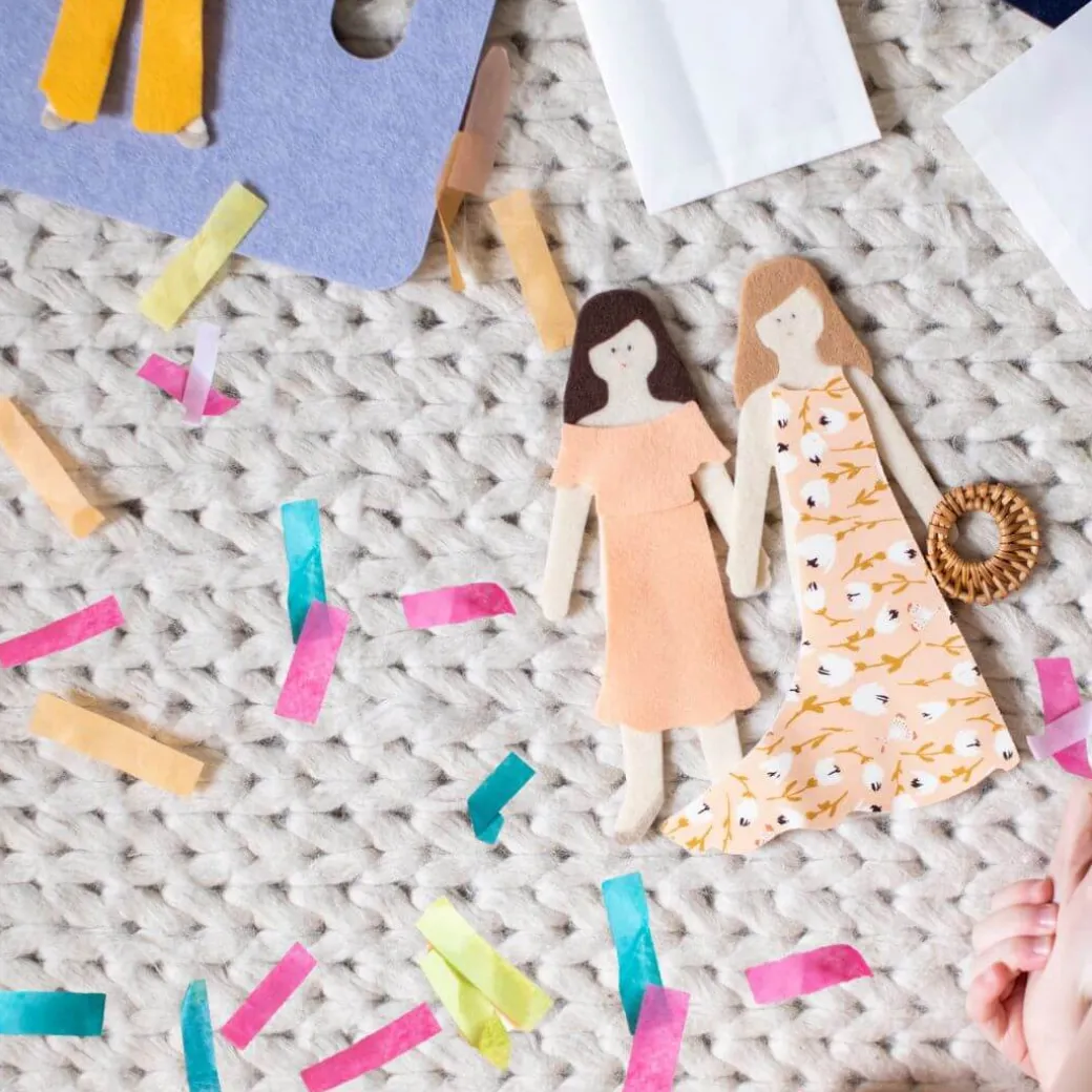 Deluxe Felt Doll Set