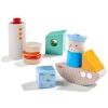 Discovery Boat Wooden Building Blocks