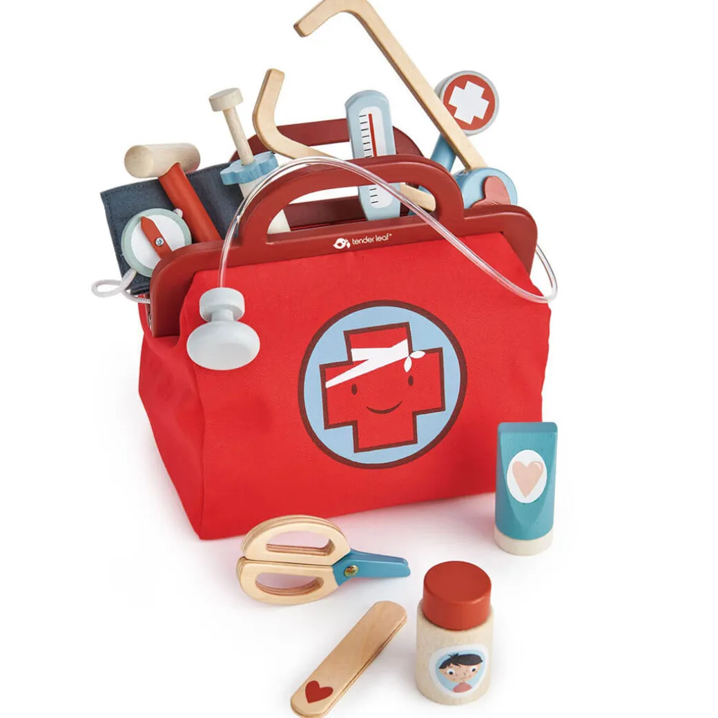 Doctor's Bag Wooden Play Set