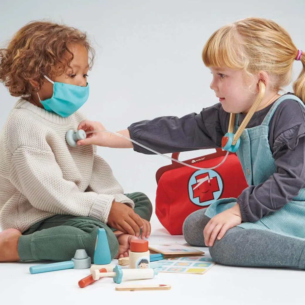 Doctor's Bag Wooden Play Set