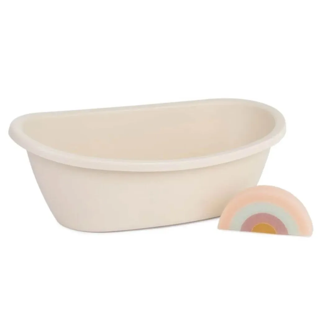 Doll Bathtub and Rainbow Sponge Set