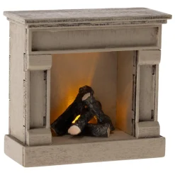 Dollhouse Off-White Vintage Fireplace