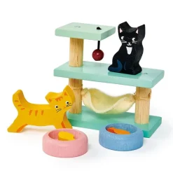 Dollhouse Pet Cat Set