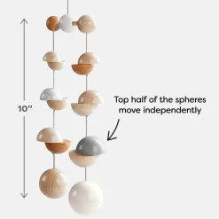 Dots Wooden Nursery Mobile