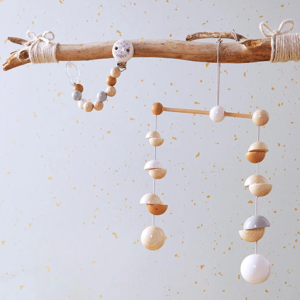 Dots Wooden Nursery Mobile