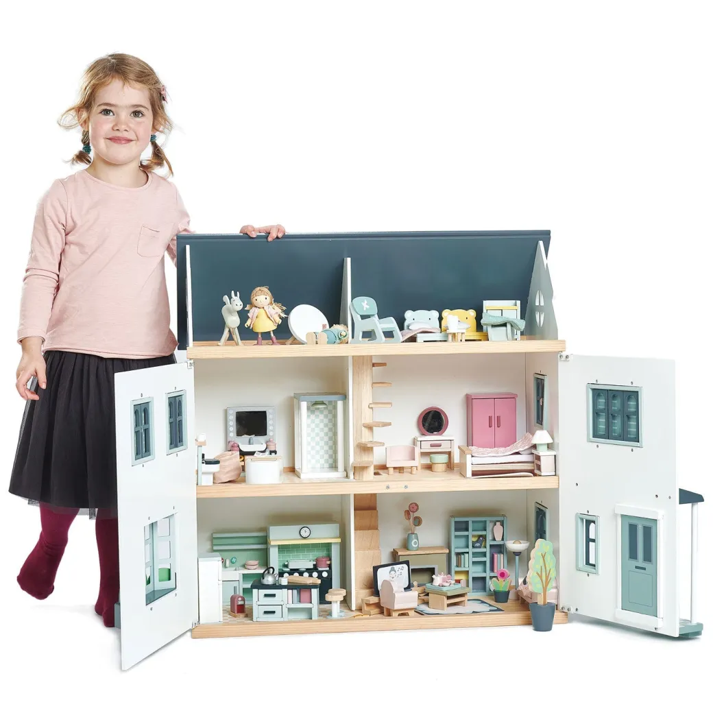 Dovetail House Wooden Dollhouse