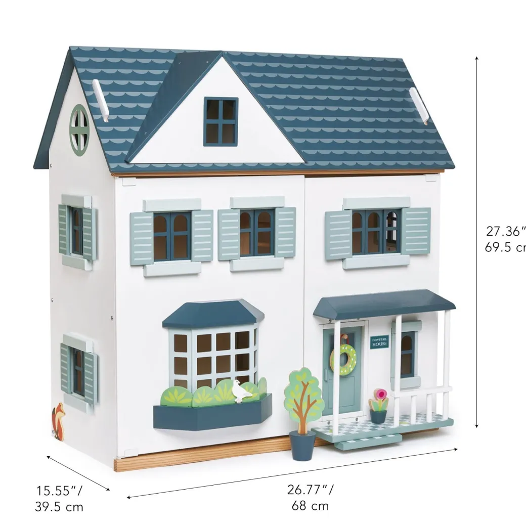 Dovetail House Wooden Dollhouse