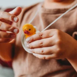 Duckling in an Egg Necklace
