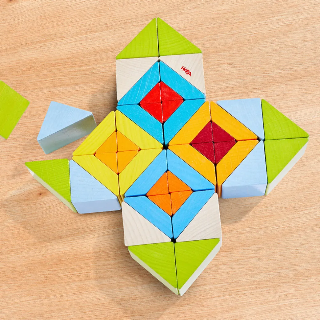 3D Wooden Mosaic Arranging Game