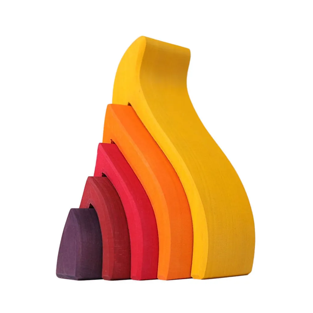 Elements Nesting Blocks: Fire
