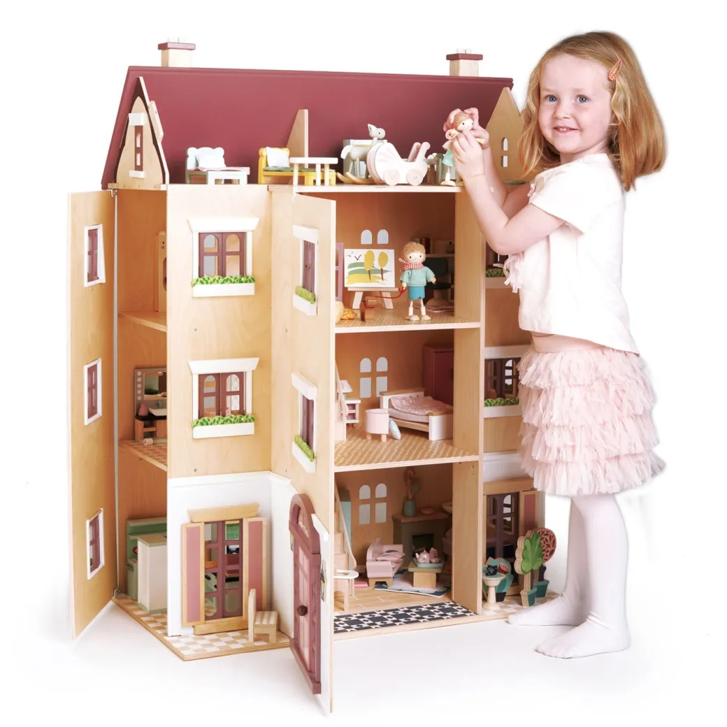 Fantail Hall Wooden Dollhouse
