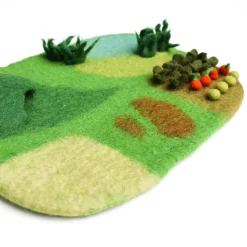 Felted Farm Play Mat