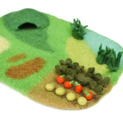 Felted Farm Play Mat
