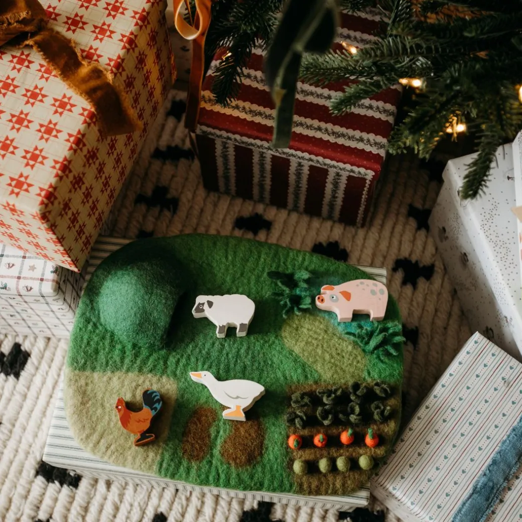 Felted Farm Play Mat