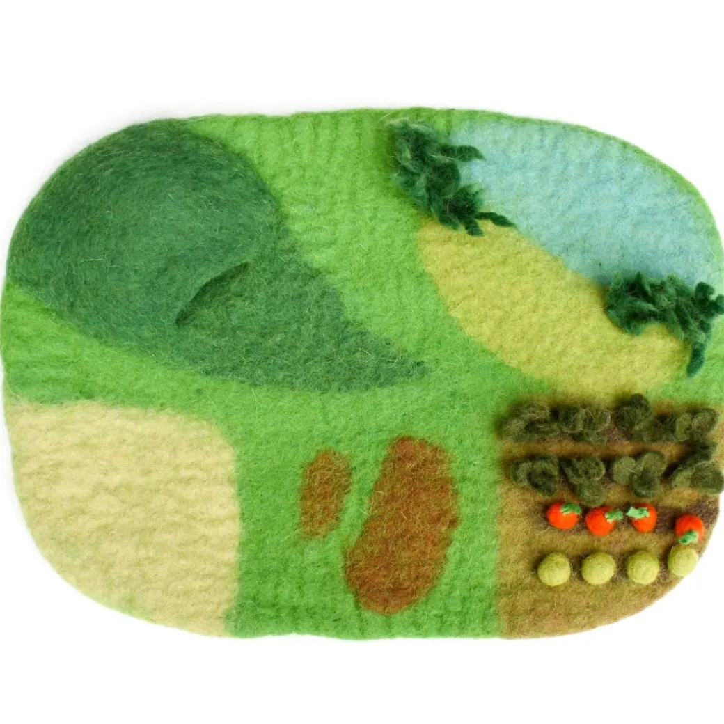 Felted Farm Play Mat