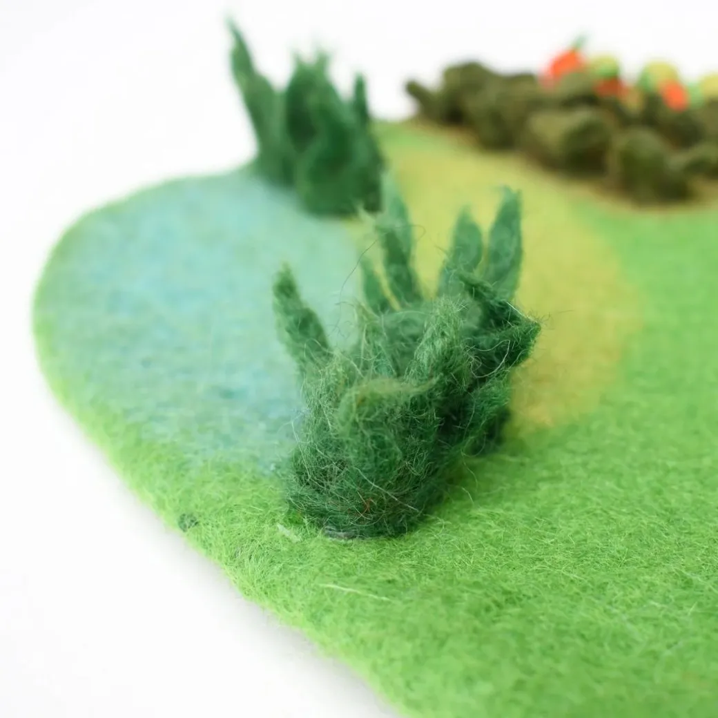 Felted Farm Play Mat
