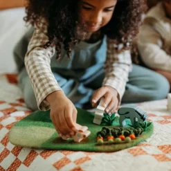 Felted Farm Play Mat